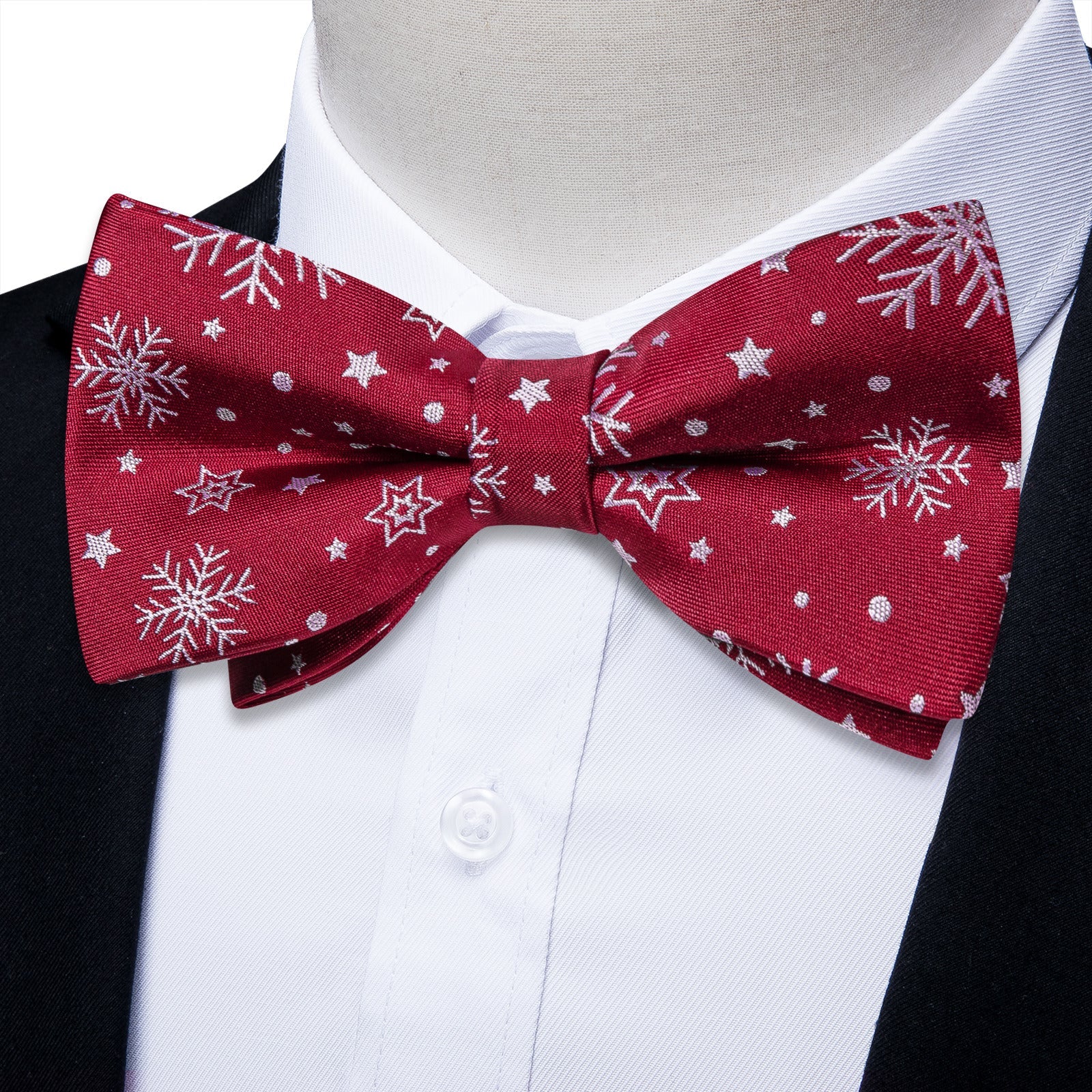 GentCrest Burgundy Novelty Bowtie Set - Image 1