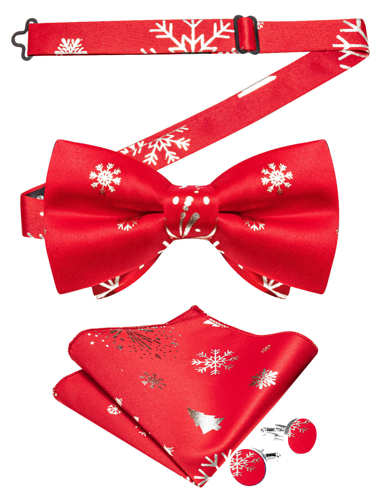 GentCrest Red Novelty Bowtie Set - Image 5