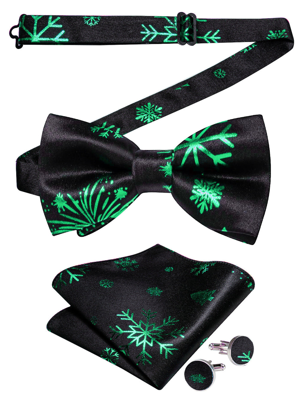 GentCrest Black Novelty Bowtie Set - Image 2