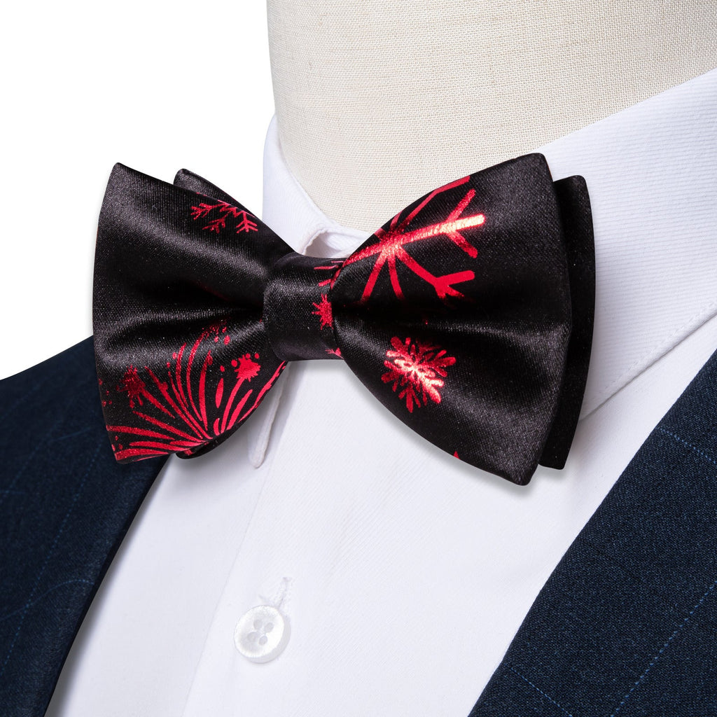 GentCrest Black Novelty Bowtie Set - Image 4