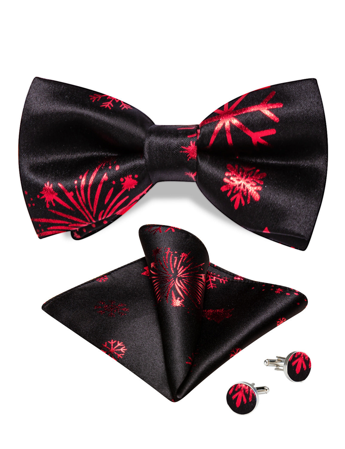 GentCrest Black Novelty Bowtie Set - Image 2