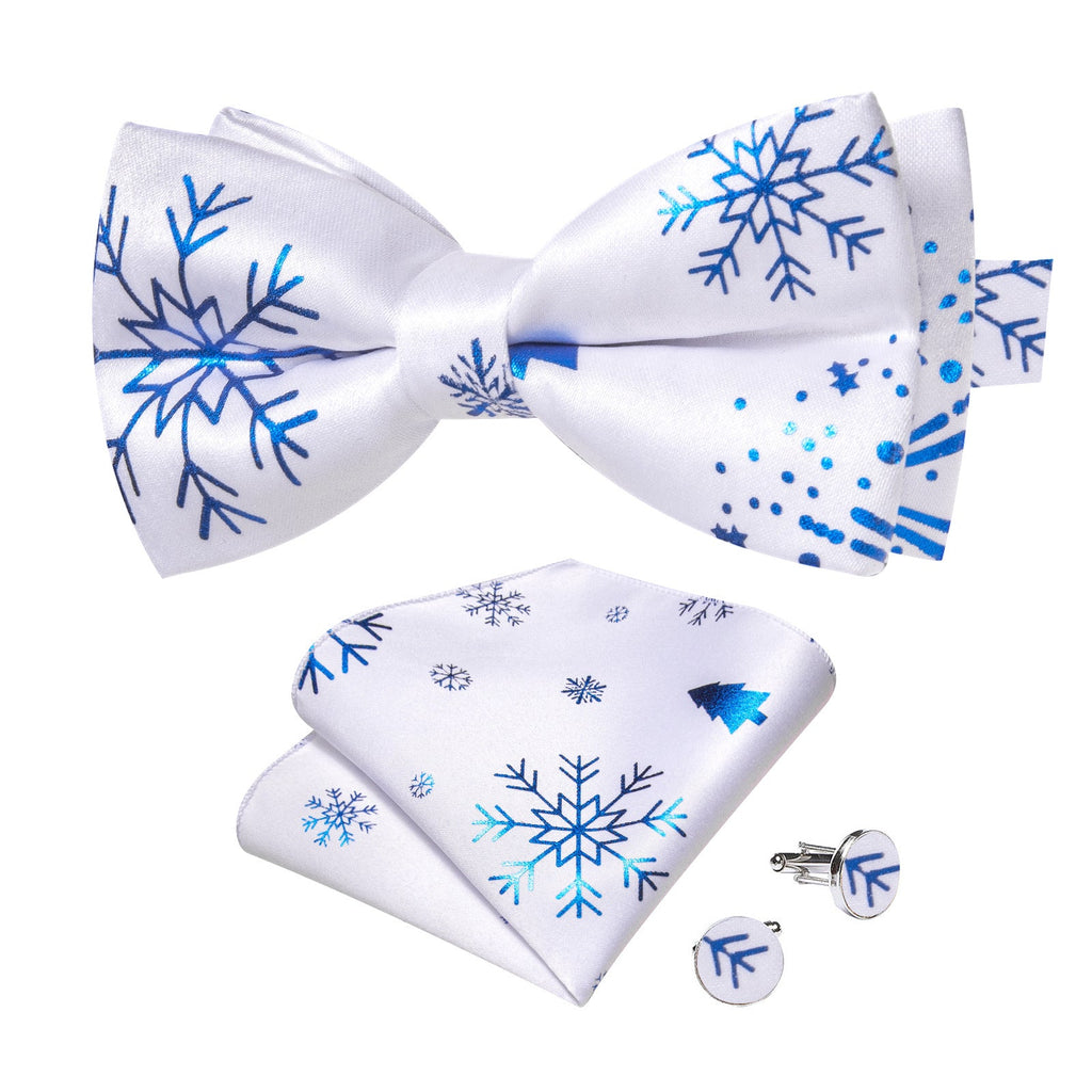 GentCrest White Novelty Bowtie Set - Image 6