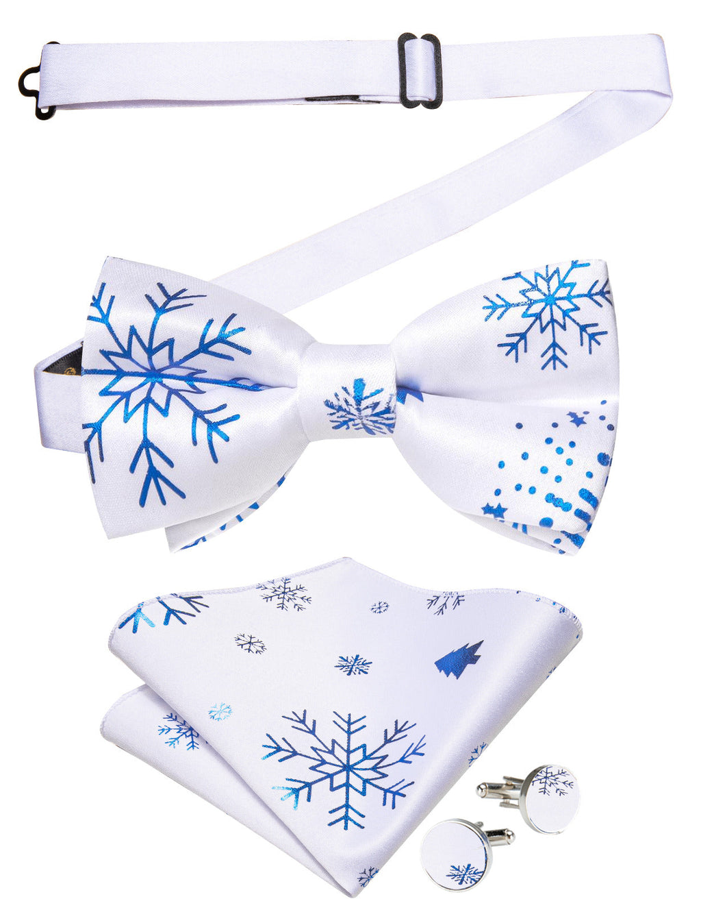 GentCrest White Novelty Bowtie Set - Image 2