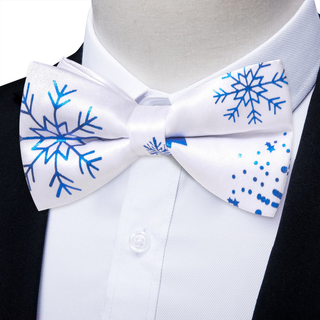GentCrest White Novelty Bowtie Set - Image 1