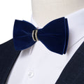 GentCrest Blue Solid Bowtie Set - Image 1