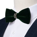GentCrest Green Solid Bowtie Set - Image 1