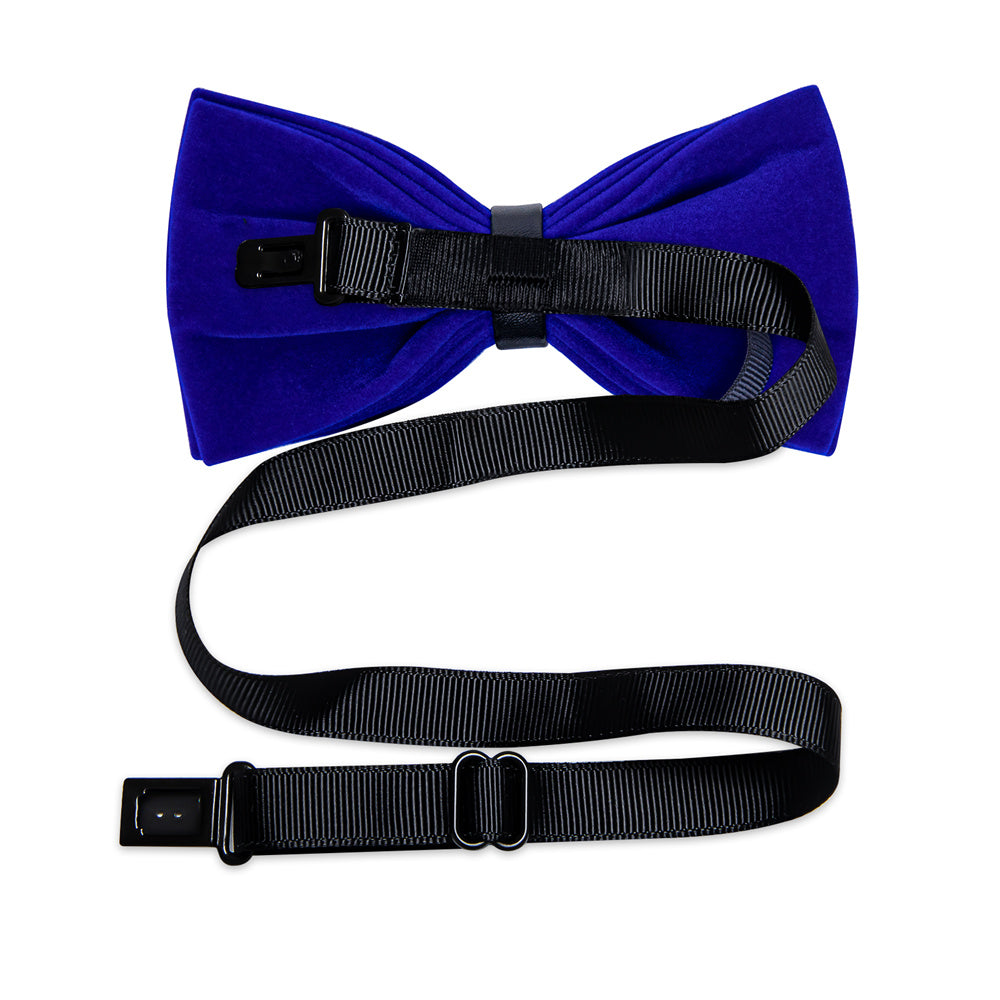 GentCrest Blue Solid Bowtie Set - Image 7