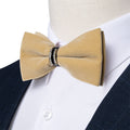 GentCrest Brown Solid Bowtie Set - Image 1