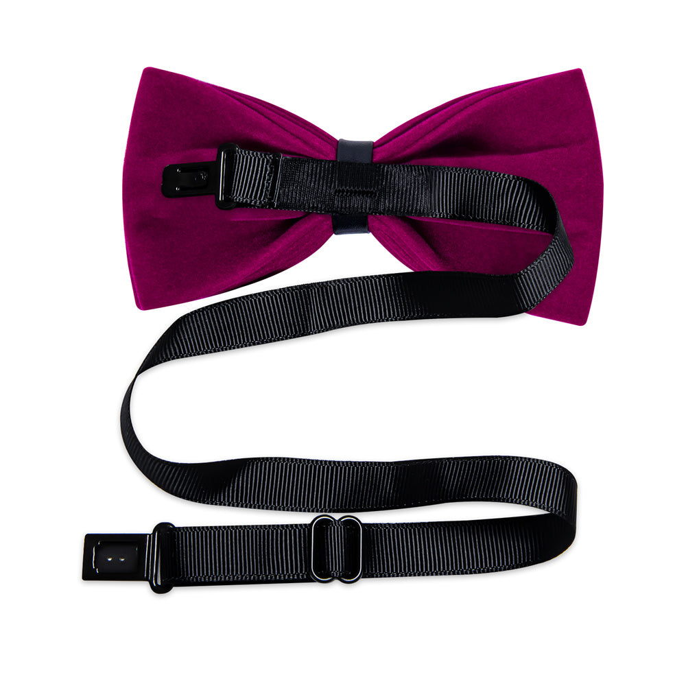 GentCrest Purple Solid Bowtie Set - Image 5