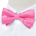 GentCrest Pink Paisley Bowtie Set - Image 1