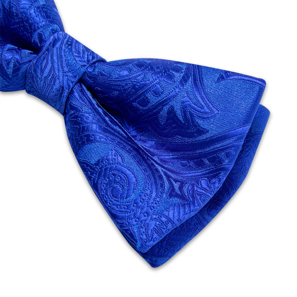 GentCrest Blue Paisley Bowtie Set - Image 5