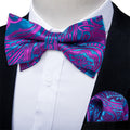GentCrest Black Paisley Bowtie Set - Image 1