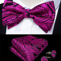 GentCrest Purple Paisley Bowtie Set - Image 1