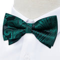 GentCrest Green Paisley Bowtie Set - Image 1