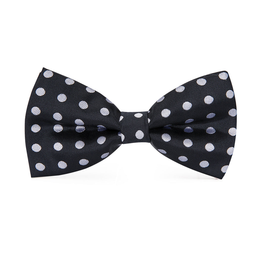 GentCrest Black Polka Dot Bowtie Set - Image 3