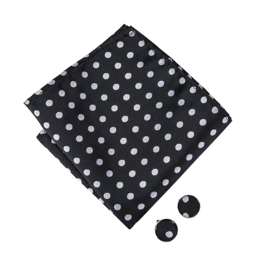 GentCrest Black Polka Dot Bowtie Set - Image 4