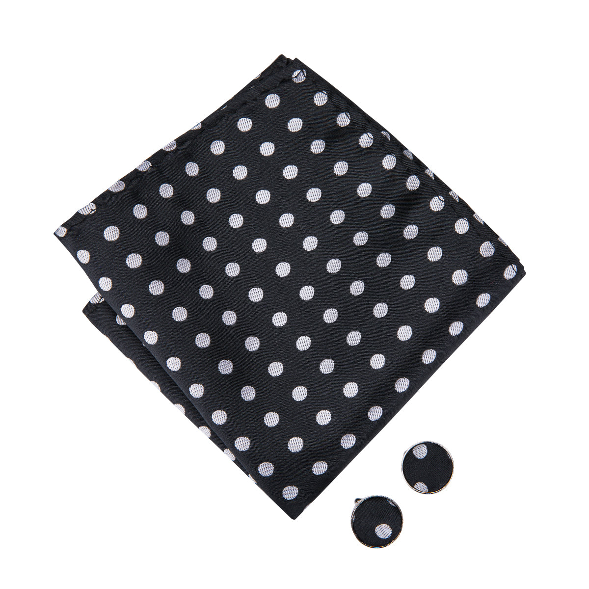 GentCrest Black Polka Dot Bowtie Set - Image 4