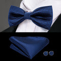GentCrest Black Plaid Bowtie Set - Image 1