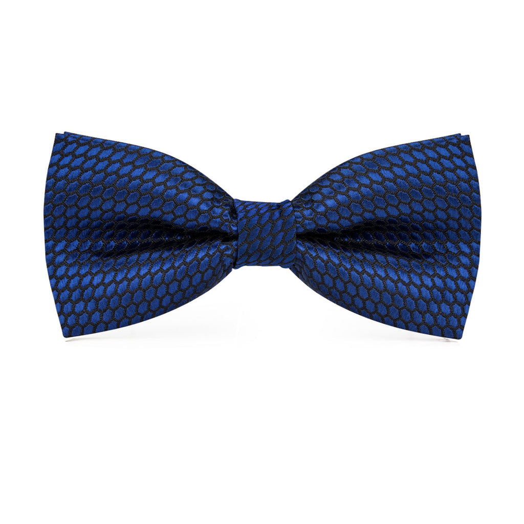 GentCrest Black Plaid Bowtie Set - Image 4