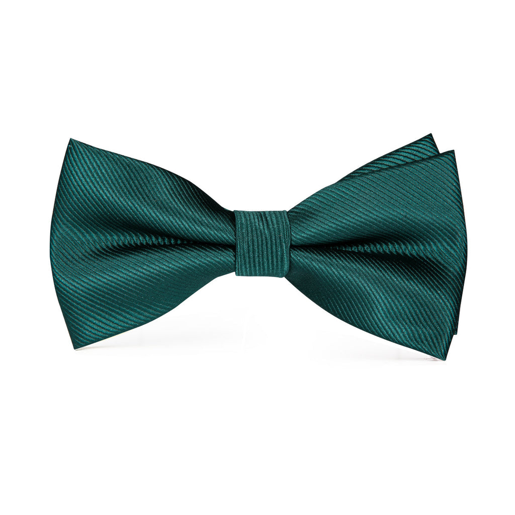 GentCrest Green Solid Bowtie Set - Image 3