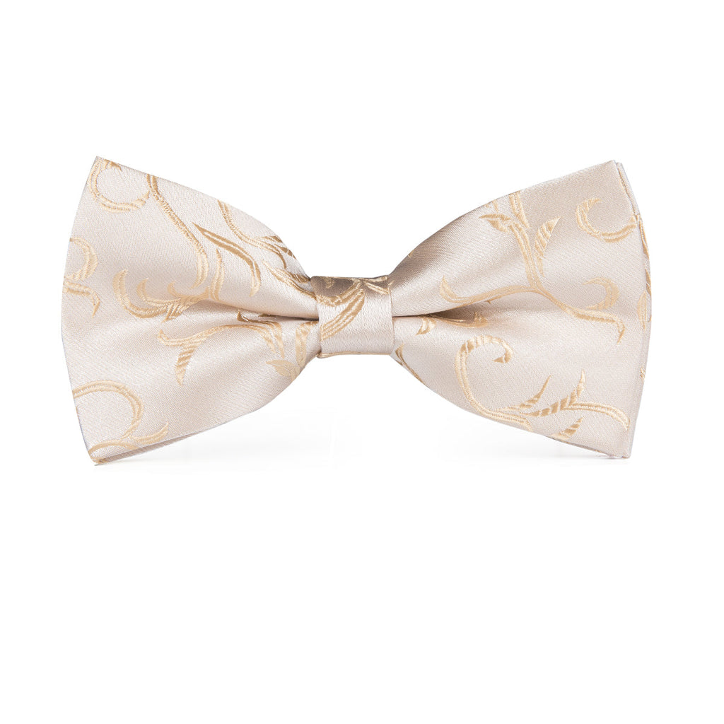 GentCrest White Floral Bowtie Set - Image 3