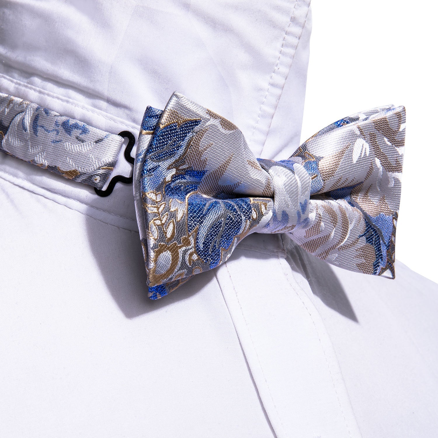 GentCrest Blue Floral Bowtie Set - Image 2