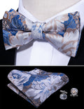 GentCrest Blue Floral Bowtie Set - Image 1