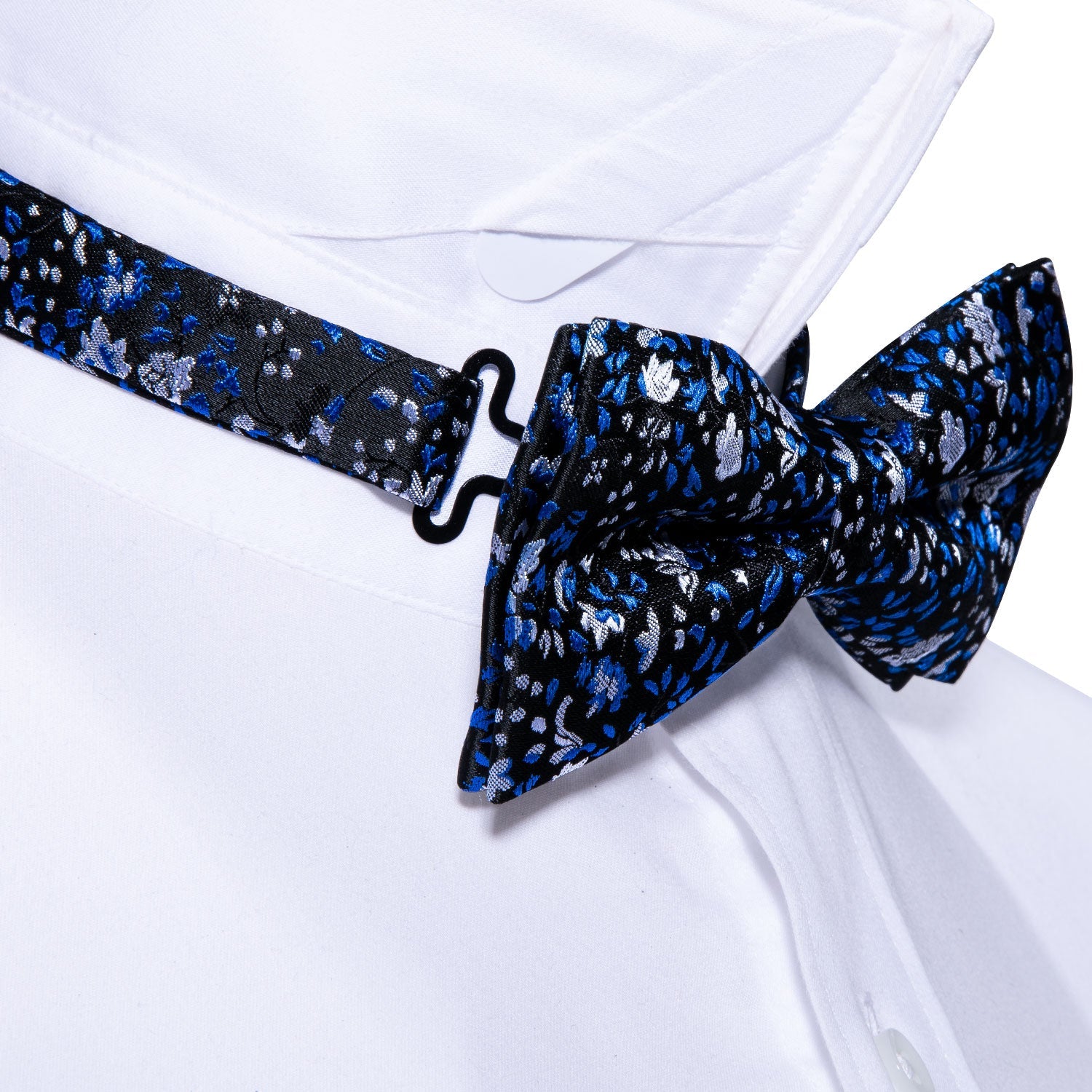 GentCrest Black Floral Bowtie Set - Image 3