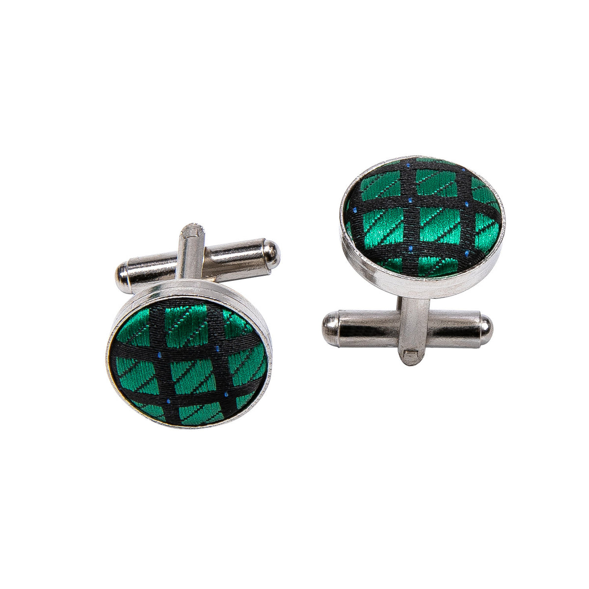 Green Plaid Bow Tie Set - GentCrest - View 6