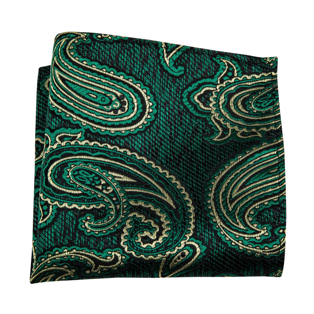 GentCrest Green Paisley Bowtie Set - Image 4