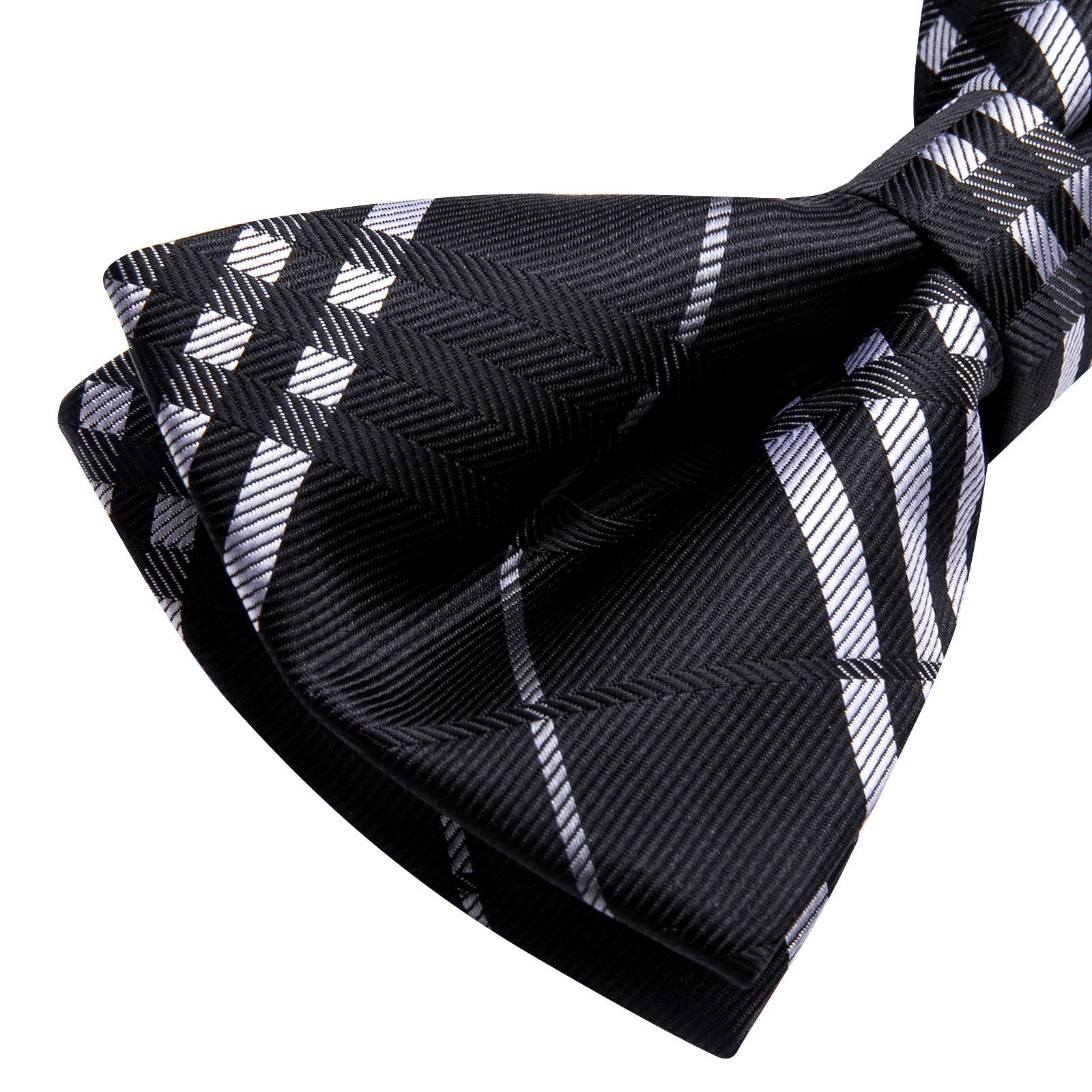 GentCrest Black Plaid Bowtie Set - Image 2