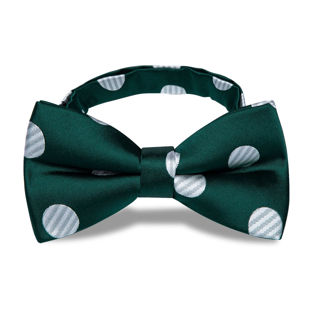 GentCrest Green Polka Dot Bowtie Set - Image 3