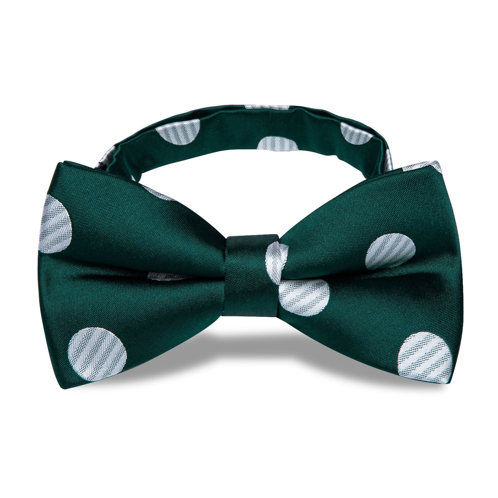 GentCrest Green Polka Dot Bowtie Set - Image 3