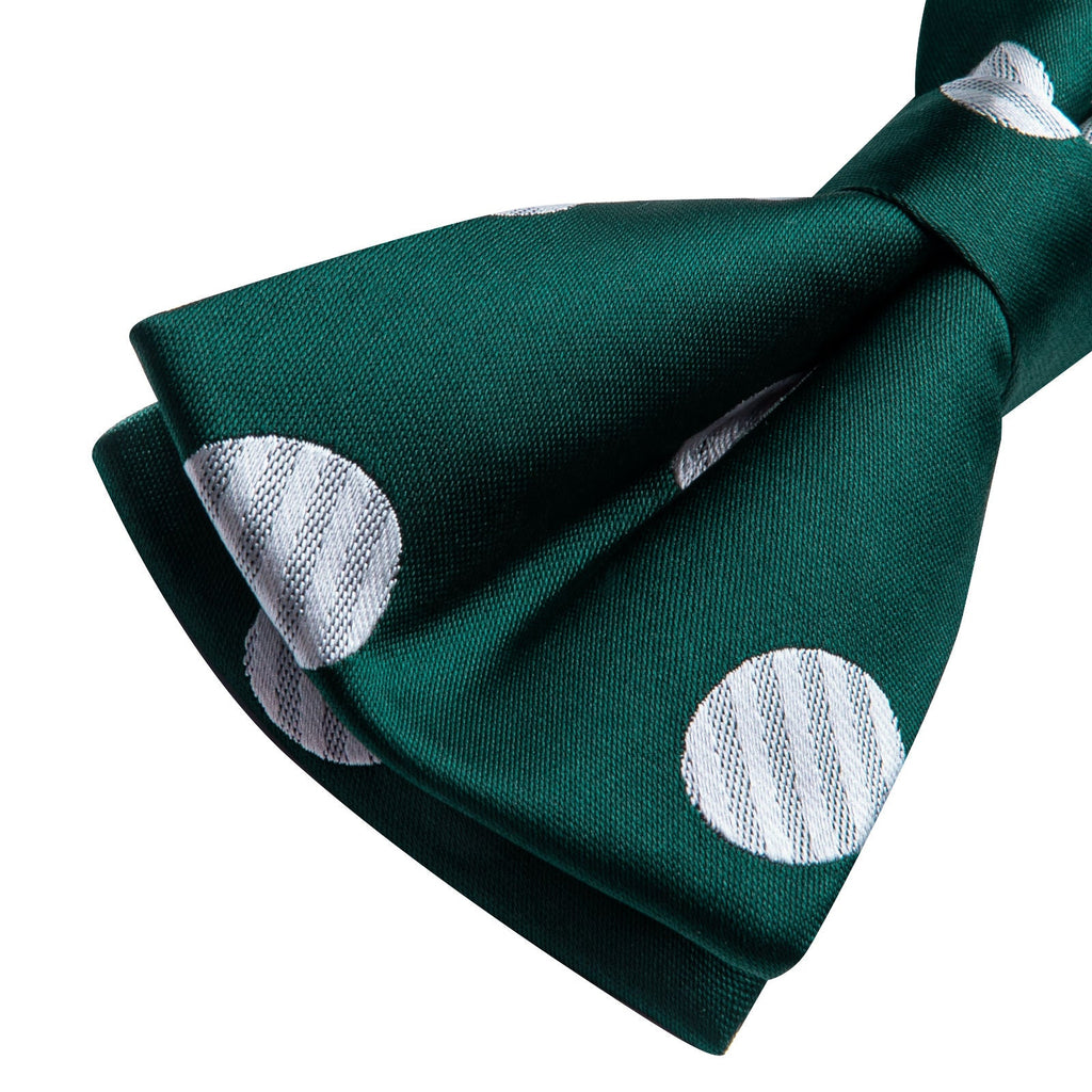 GentCrest Green Polka Dot Bowtie Set - Image 4