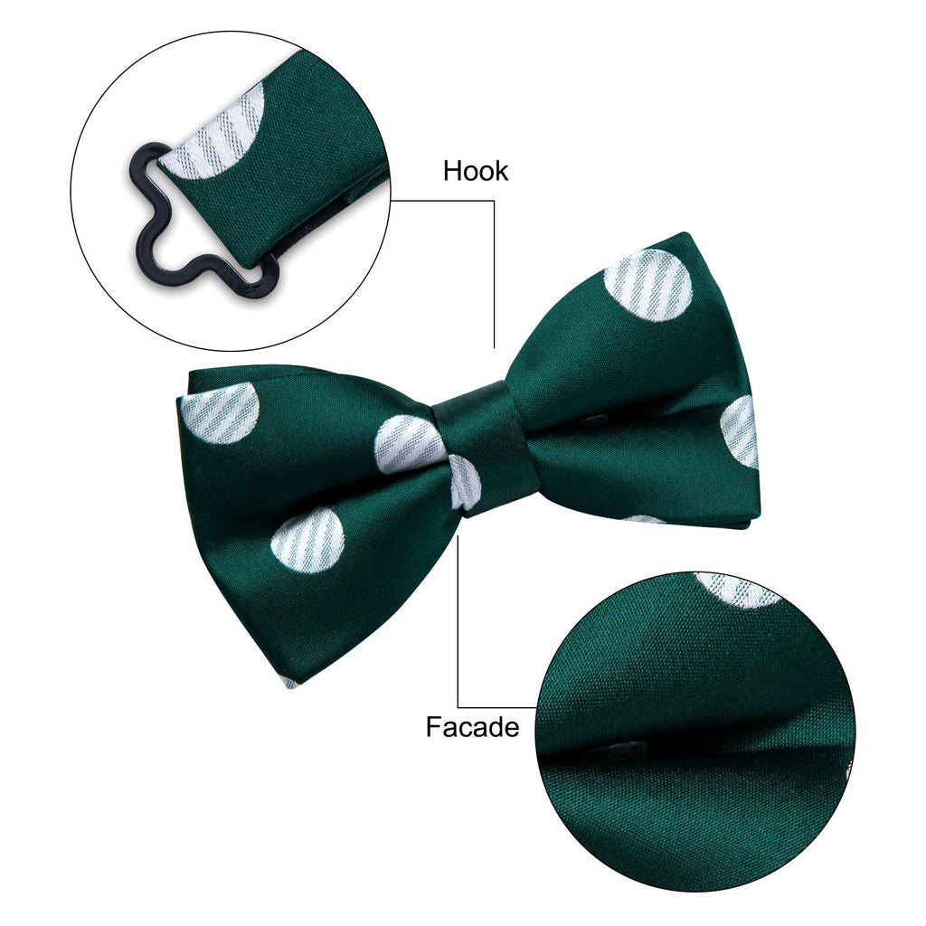 GentCrest Green Polka Dot Bowtie Set - Image 6
