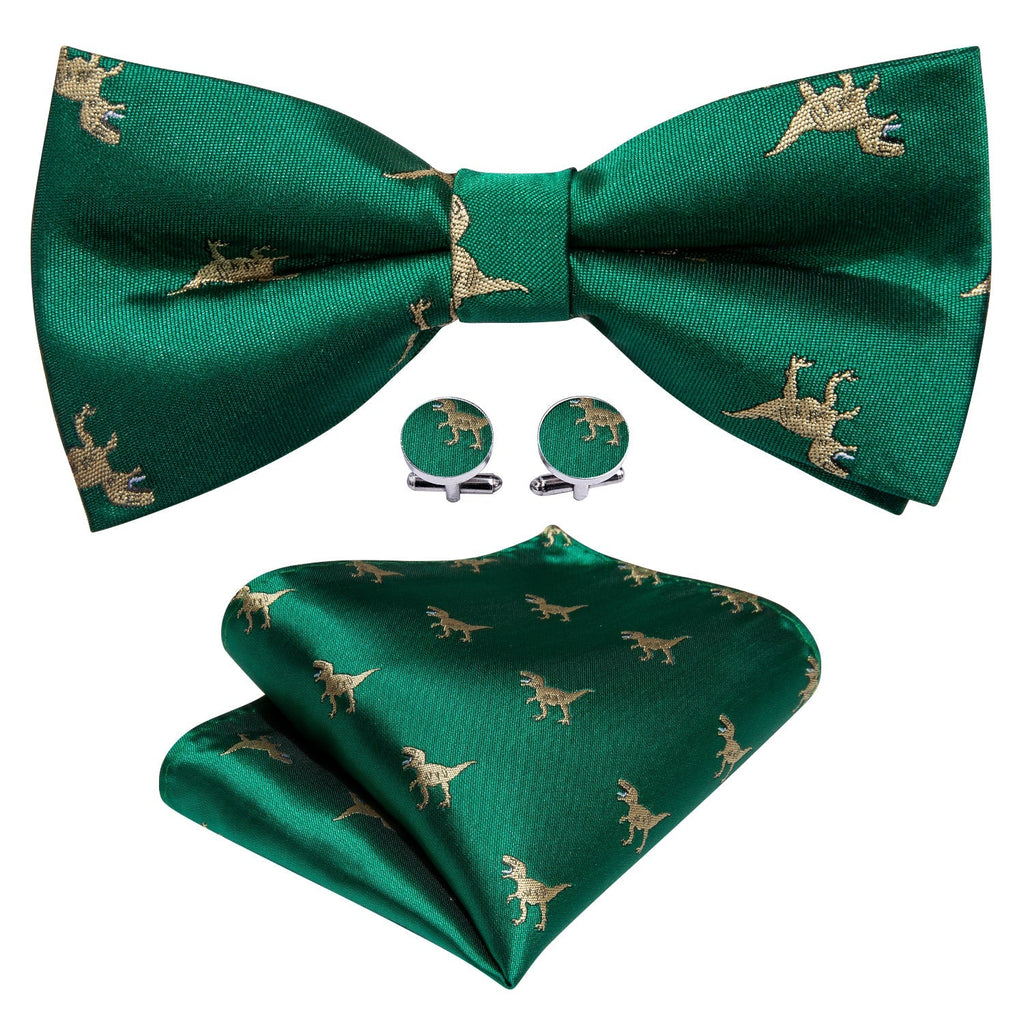 GentCrest Green Classic Bowtie Set - Image 2