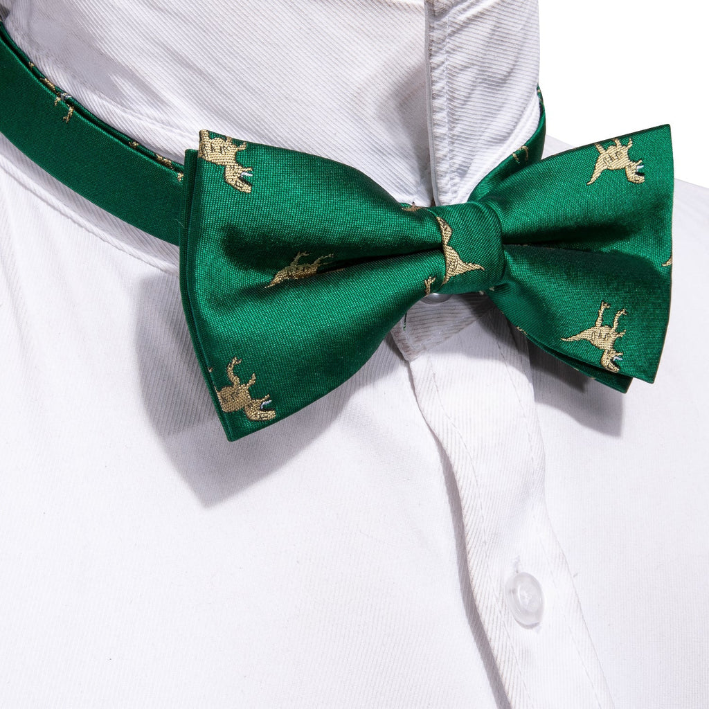 GentCrest Green Classic Bowtie Set - Image 3