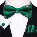 GentCrest Green Classic Bowtie Set - Image 1