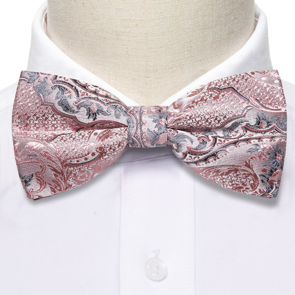 GentCrest Gold Paisley Bowtie Set - Image 3
