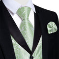 GentCrest Green Paisley Vest Set - Image 1