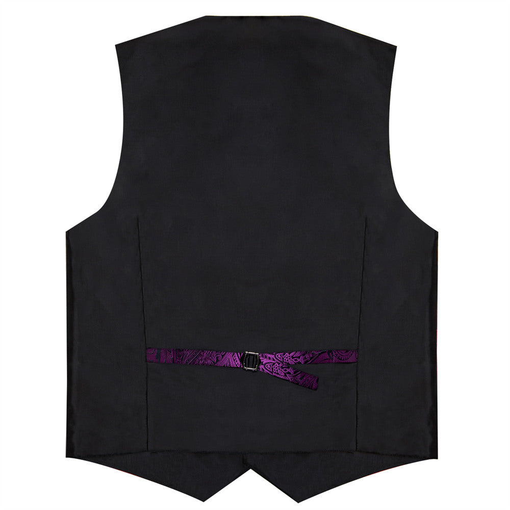 GentCrest Purple Paisley Vest Set - Image 7