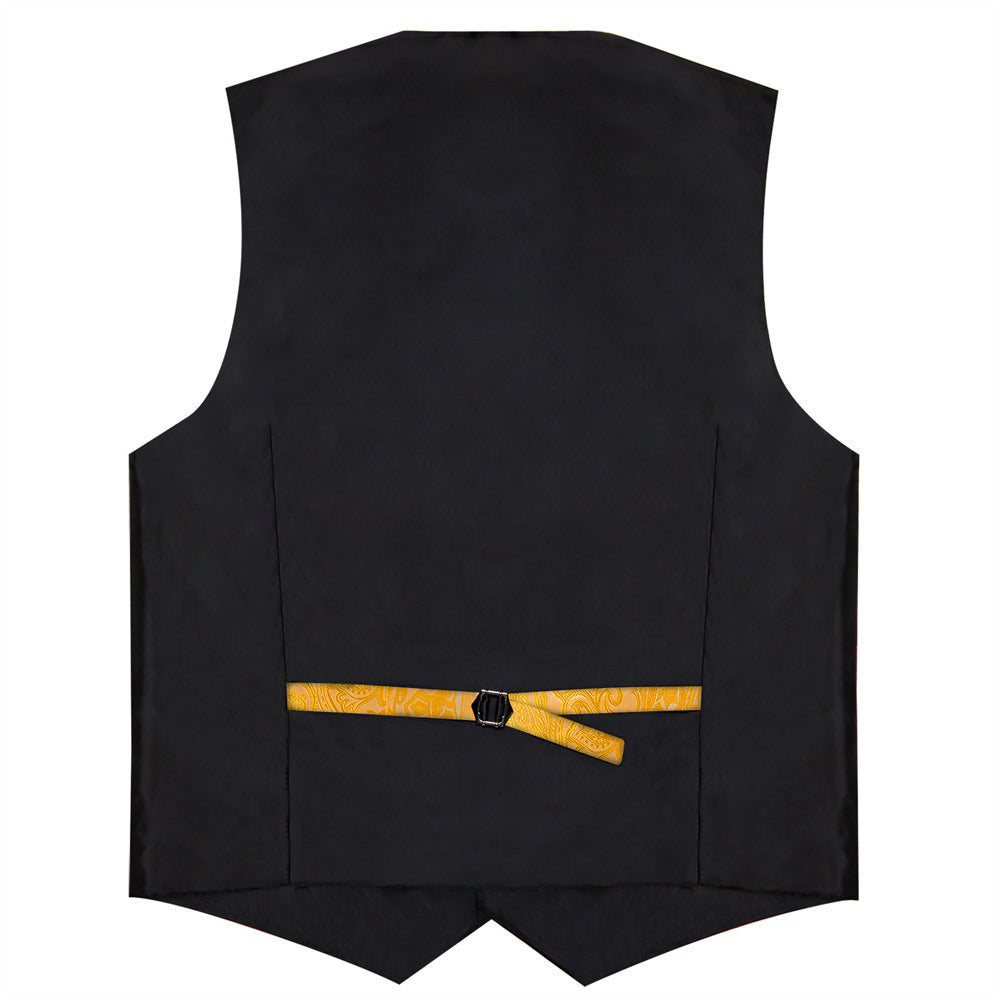 GentCrest Yellow Paisley Vest Set - Image 5