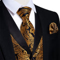 GentCrest Black Paisley Vest Set - Image 1