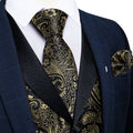 GentCrest Black Paisley Vest Set - Image 1