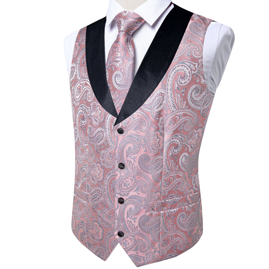GentCrest Black Paisley Vest Set - Image 6