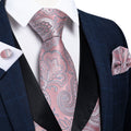 GentCrest Black Paisley Vest Set - Image 1