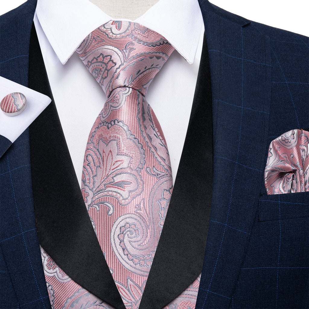 GentCrest Black Paisley Vest Set - Image 3