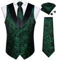 GentCrest Black Paisley Vest Set - Image 1