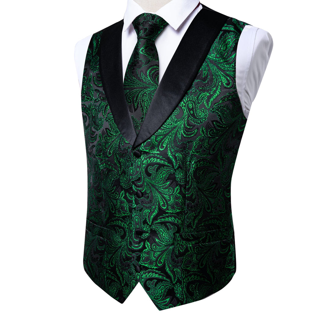GentCrest Black Paisley Vest Set - Image 4