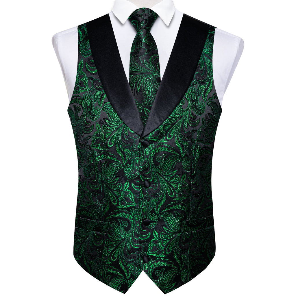 GentCrest Black Paisley Vest Set - Image 3